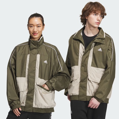 夹克外套情侣装阿迪达斯运动休闲