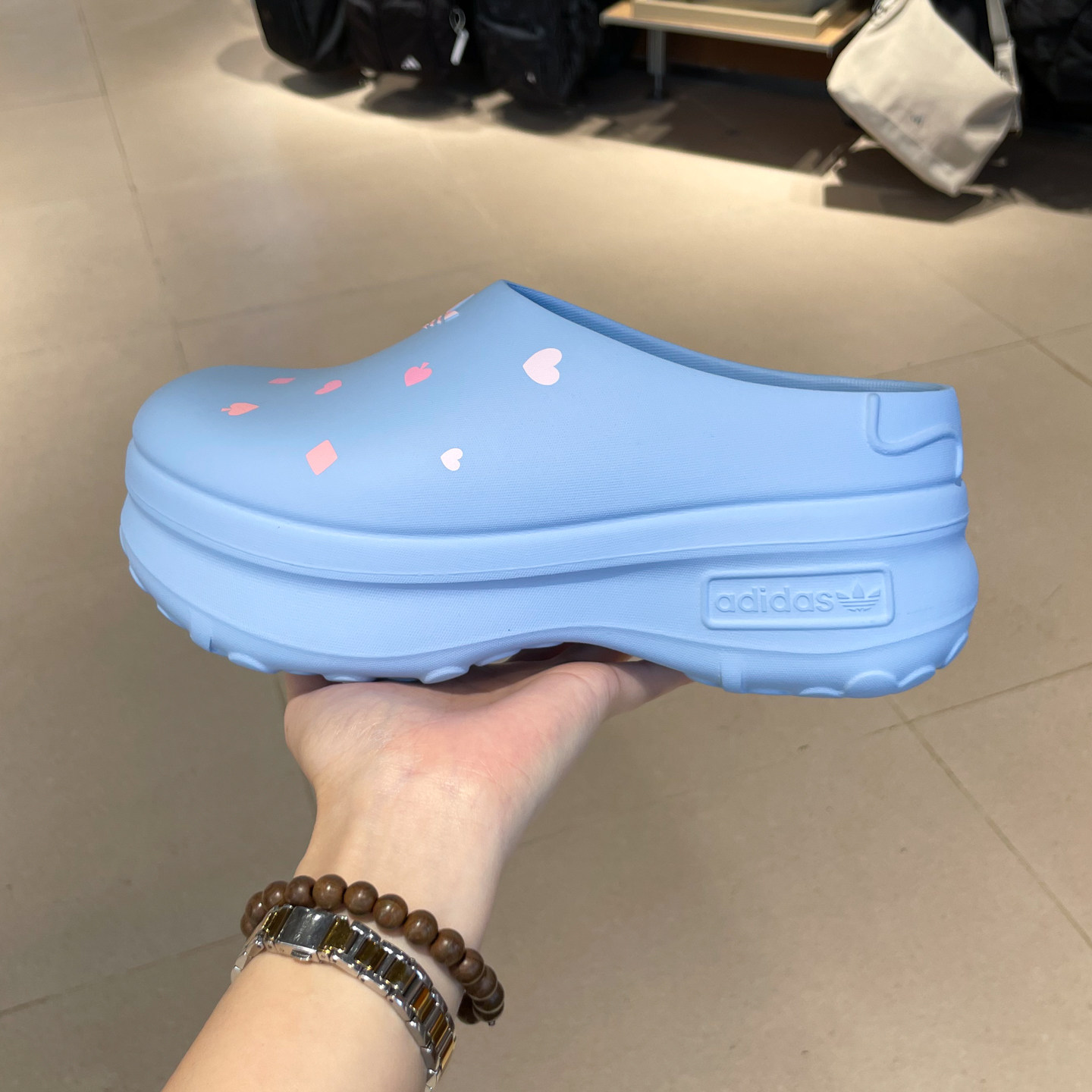 Adidas三叶草女穆勒鞋202