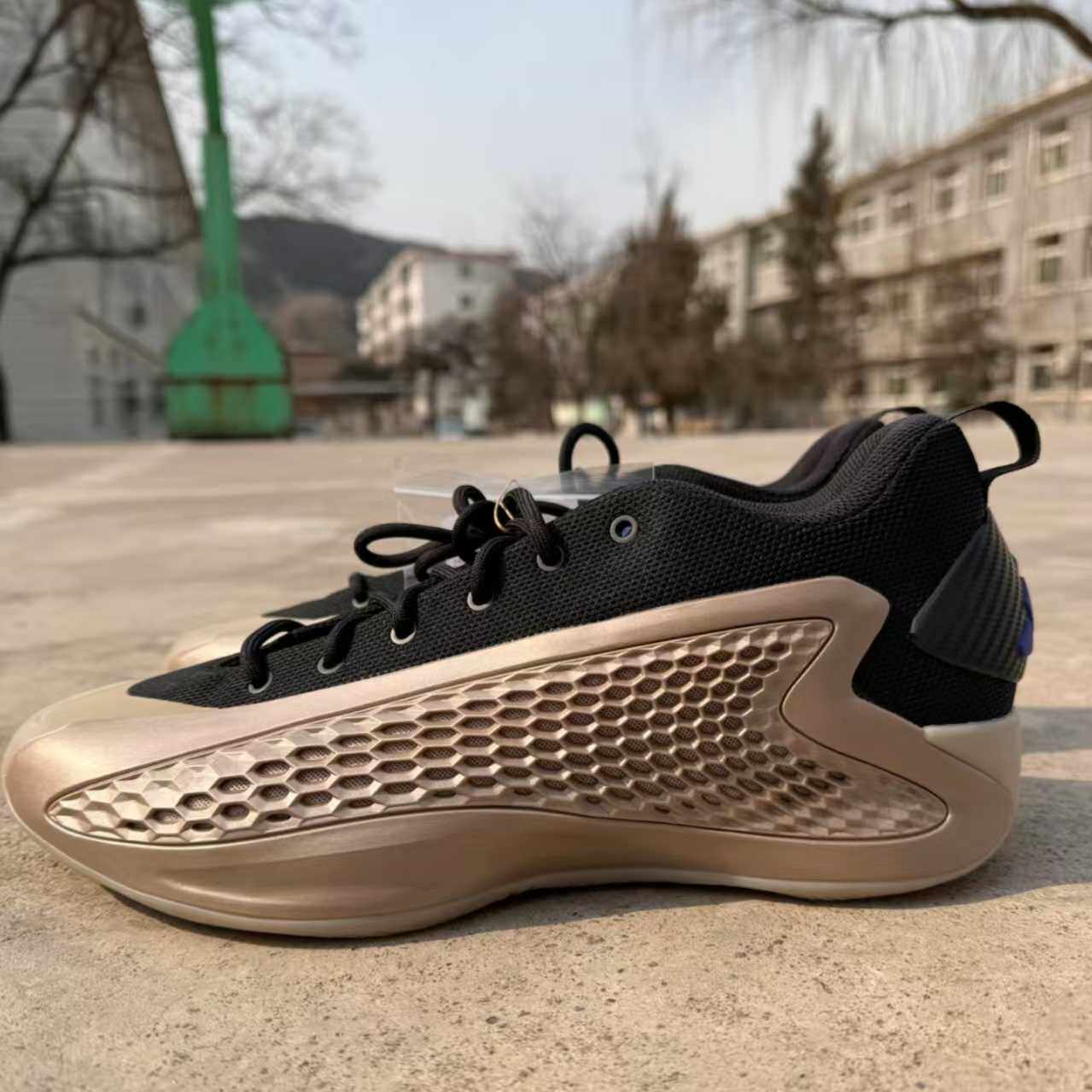 Adidas/阿迪达斯2025冠军香槟爱德华兹1代签名版专业篮球鞋JQ6133