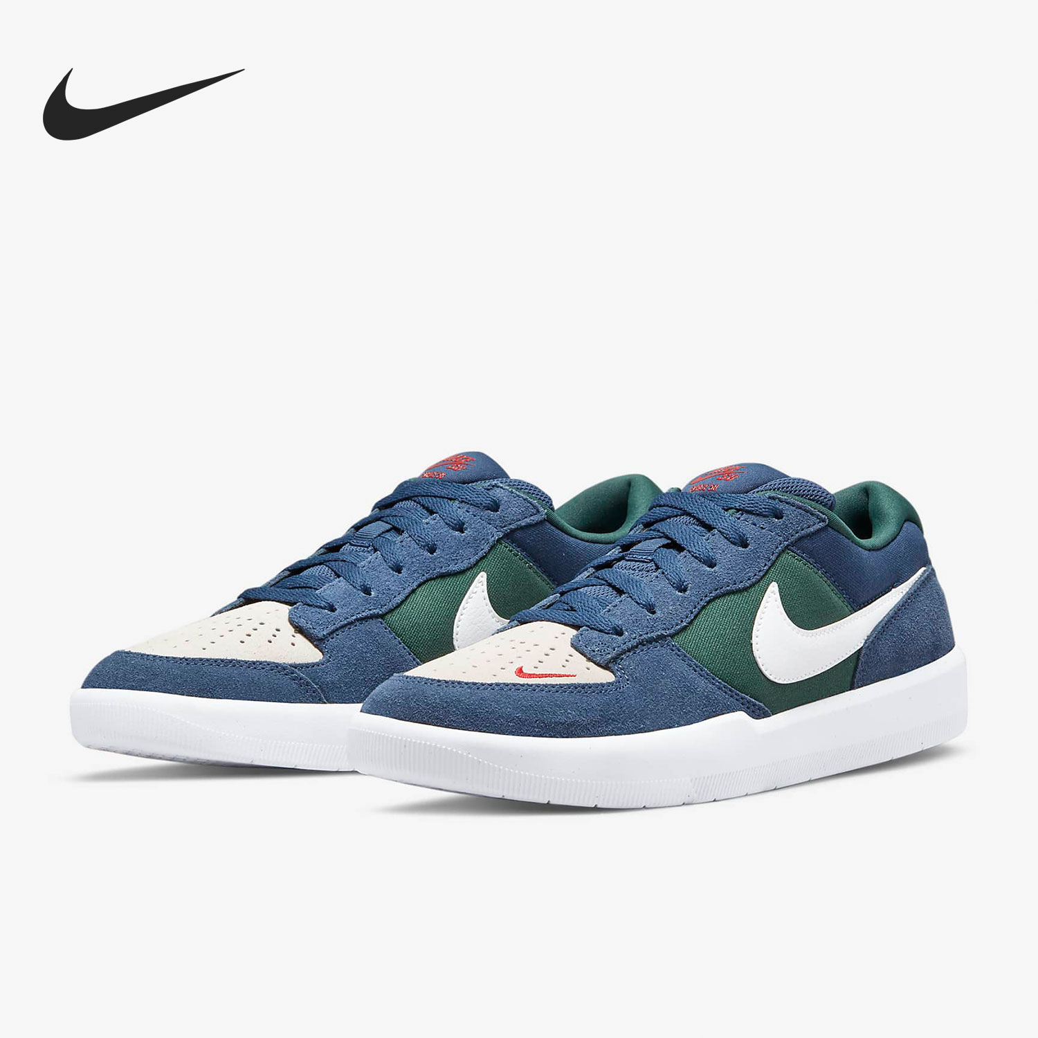 Nike/耐克秋季新款SB FORCE 58情侣款低经典休闲滑板鞋CZ2959-402