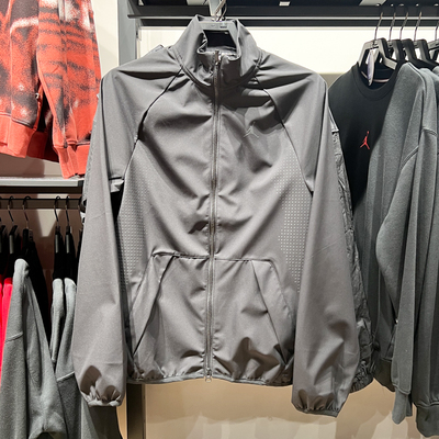 Nike耐克男子2025春季新款Jordan简约百搭梭织立领夹克HF9886-010