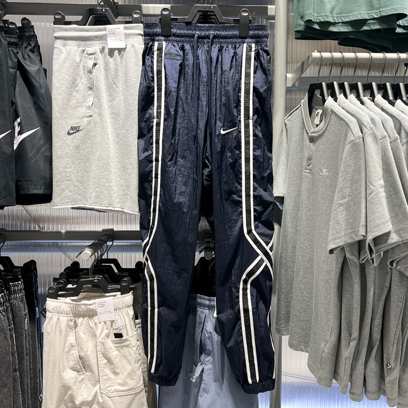 耐克男装2025夏季款宽松透气篮球训练收口运动休闲长裤IB9969-475