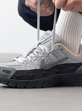 耐克女子2025春新款P-6000缓震透气拼色时尚休闲运动鞋HV5984-001