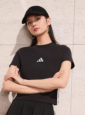 adidas阿迪达斯春短款运动休闲短袖圆领T恤JC8325/JE1239/JE1241