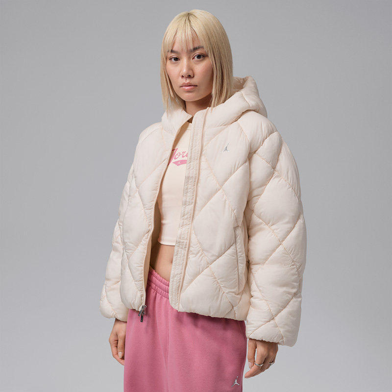 JORDAN耐克女子棉服宽松保暖夹克外套轻便休闲冬季新款IM7235-272
