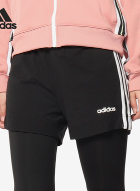Adidas/阿迪达斯夏季新款W E 3S SHORT女子运动训练短裤 DP2405