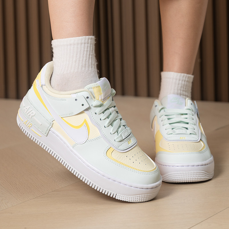NIKE耐克女鞋子AF1空军一号新款运动鞋休闲鞋厚底板鞋 DZ1847-301
