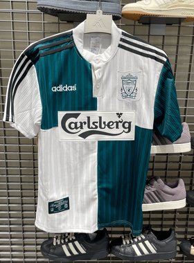 Adidas阿迪达斯男子2026利物浦95/96复刻纽扣球迷版足球衣 KA8093
