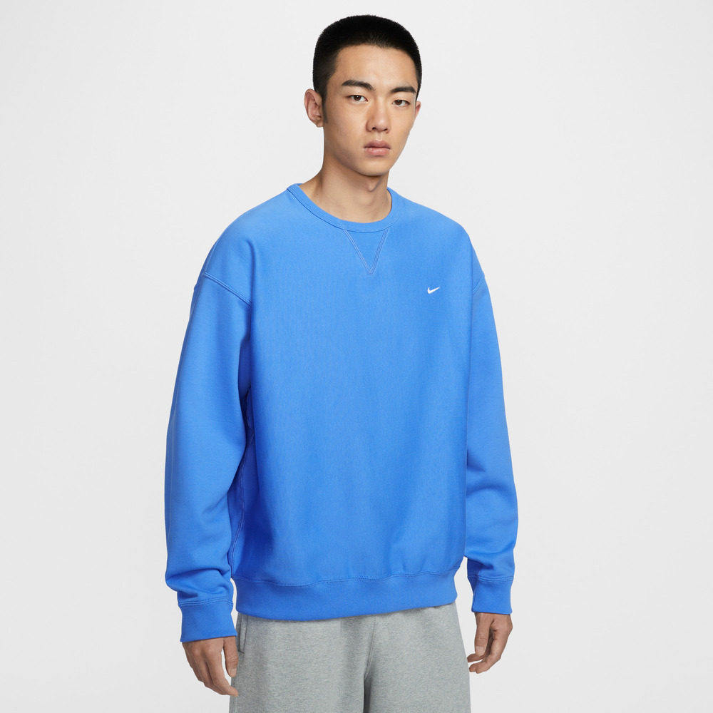 Nike/耐克春季Solo Swoosh男士休闲圆领套头耐穿卫衣HV1087-452