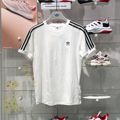 阿迪达斯夏新款女子运动短袖T恤