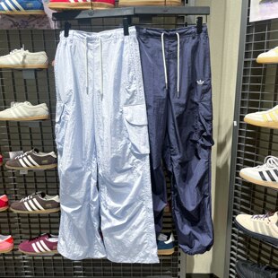 裤 Adidas阿迪达斯三叶草女裤 新款 透气舒适工装 KT3059 休闲运动长裤