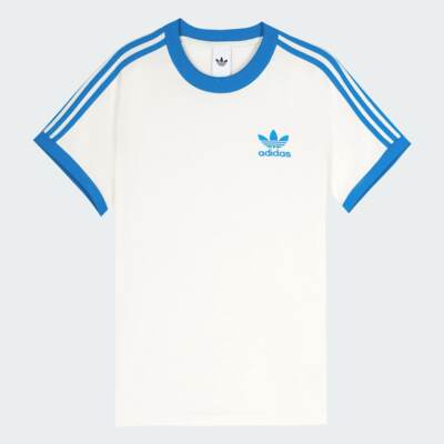 阿迪达斯夏季新品女条纹运动T恤