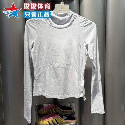 阿迪达斯女运动休闲修身连帽T恤