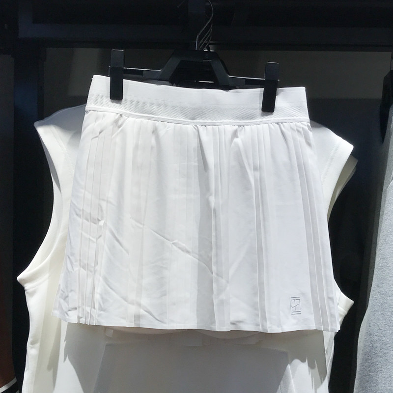 Nike耐克女子2025夏新款郑钦文同款速干网球内衬半身裙FZ6513-100