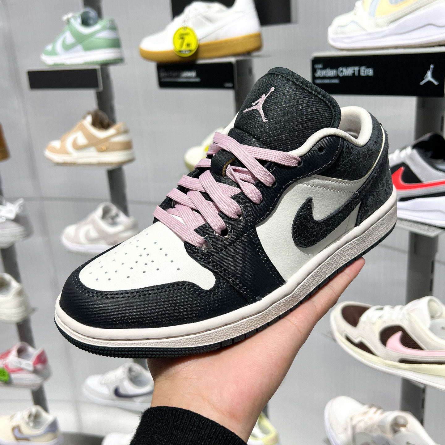 耐克女鞋2026夏新款AJ1黑