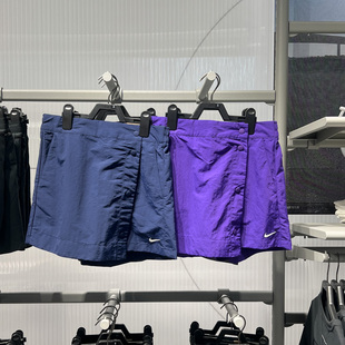 Nike耐克女子2025夏季款梭织速干透气运动休闲短裤HM6980-410-547