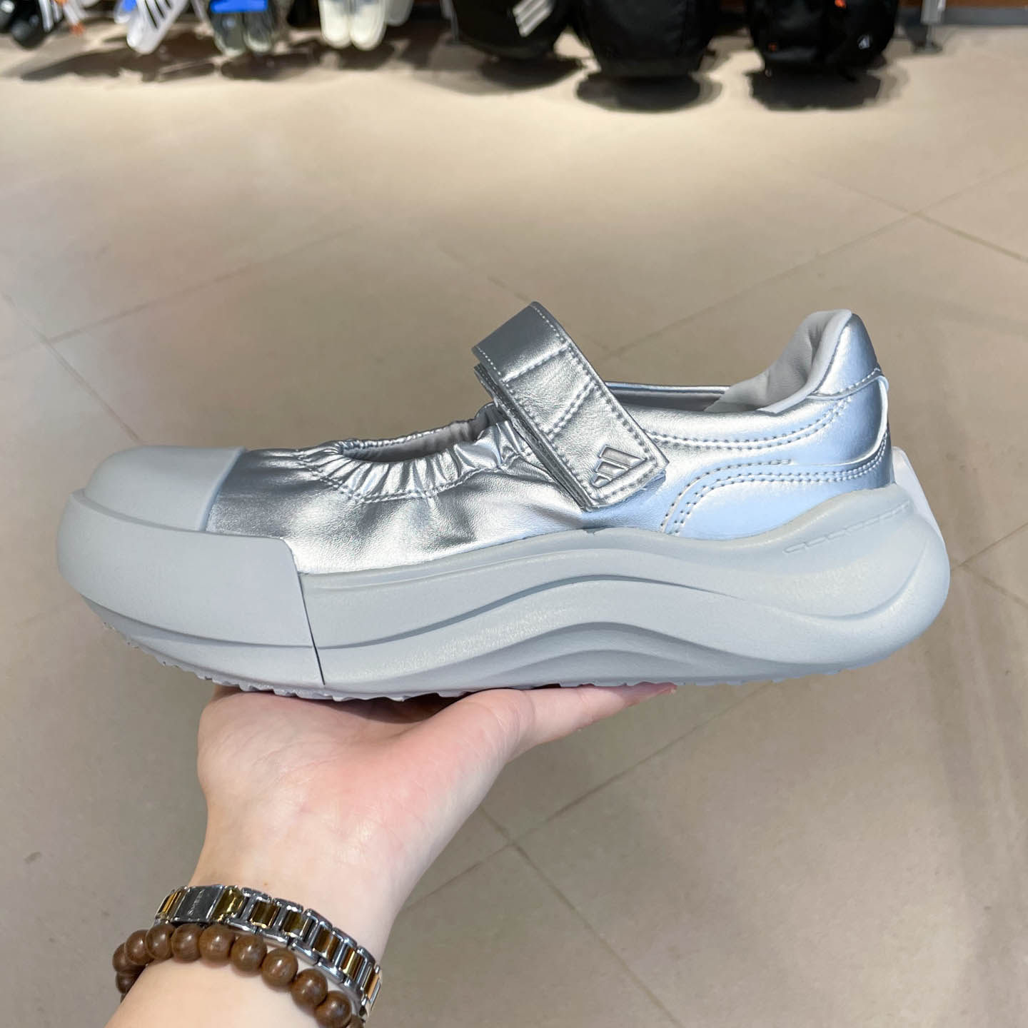 Adidas阿迪达斯男女2026秋新款MAXXCOURT厚底增高玛丽珍鞋KH6914
