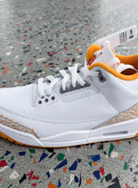 NIKE耐克男女鞋Air Jordan 3 AJ3 中帮运动复古篮球鞋CK9246-101