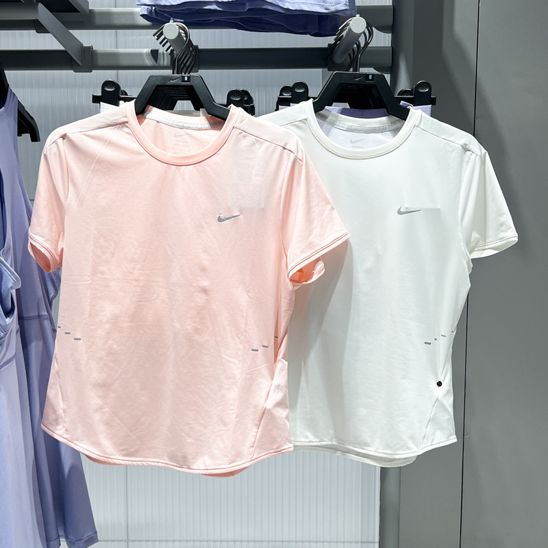 耐克女款2025夏季款时尚透气圆领运动休闲短袖T恤HM9699-133-607