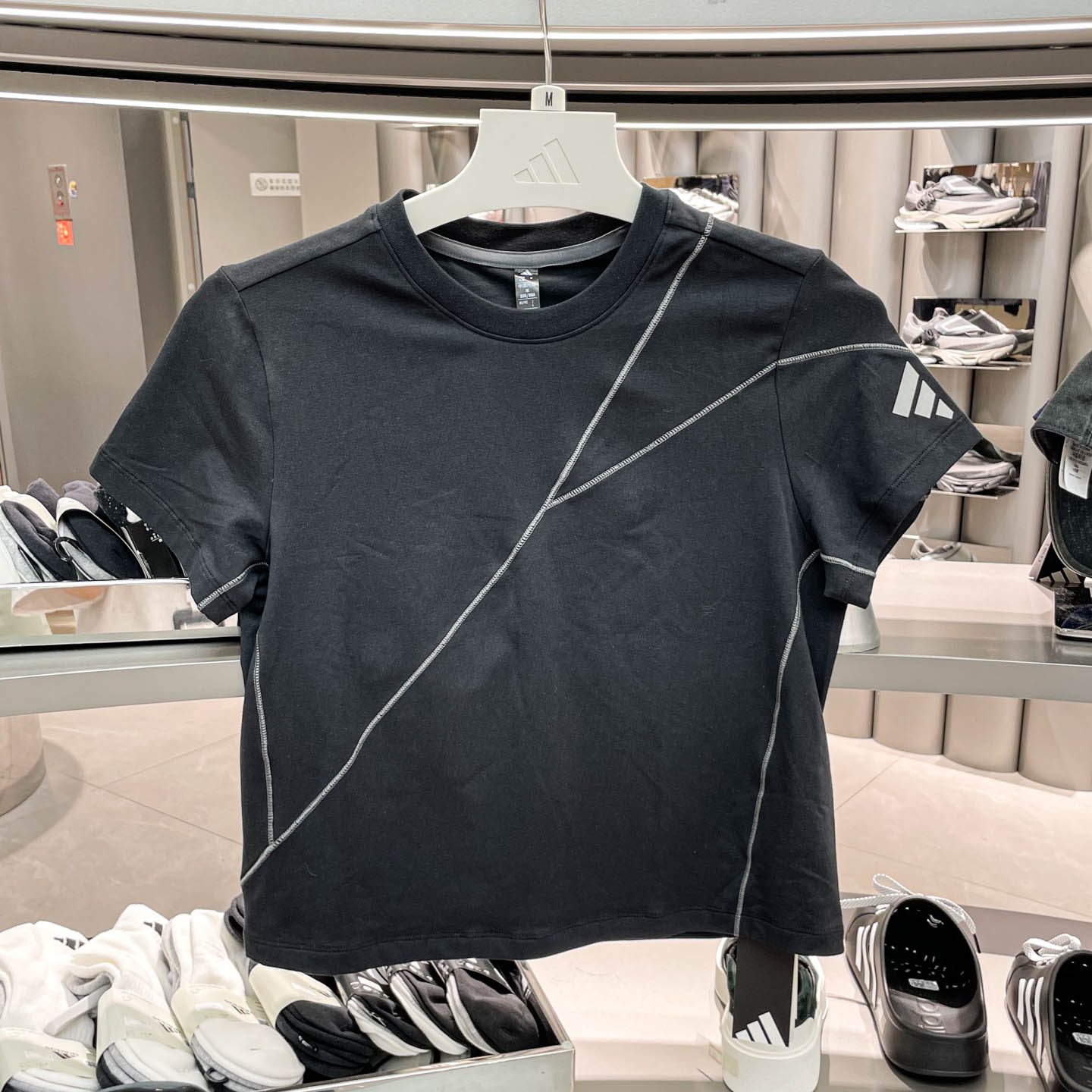 Adidas阿迪达斯夏季新款女子W KN TEE SS运动服休闲短袖T恤KZ5436