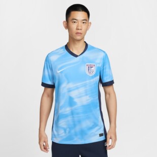 NIKE耐克新款2026赛季大连英博男速干短袖足球球衣春 IQ0489-412