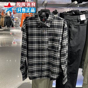 Nike耐克春季男子法兰绒格子衬衫