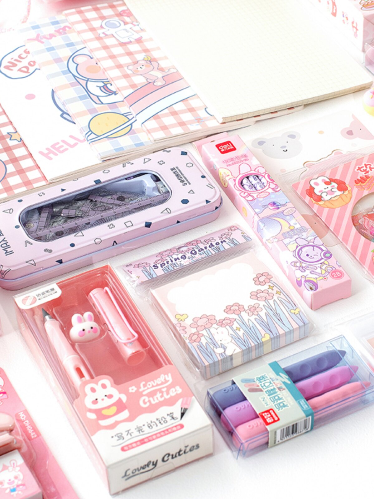 다이마루 하트 어린이 선물 초등학교 선물 팩 학교 용품 고급 소년 소녀 생일 문구 선물 상자