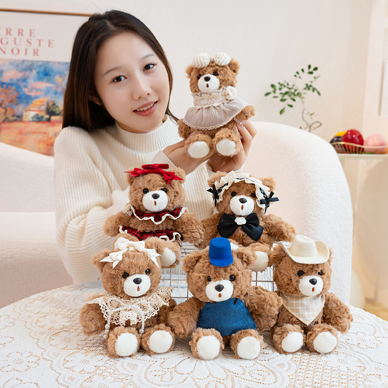 可爱小熊毛绒玩具公仔布娃娃