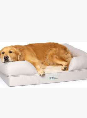 美国代购PetFusion Ultimate Dog Bed 矫形记忆海绵可清洗狗狗床