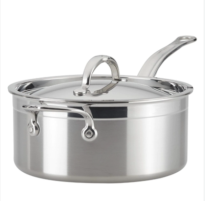 美国代购Hestan ProBond Sauce Pan不锈钢汤锅奶锅酱锅意大利制造