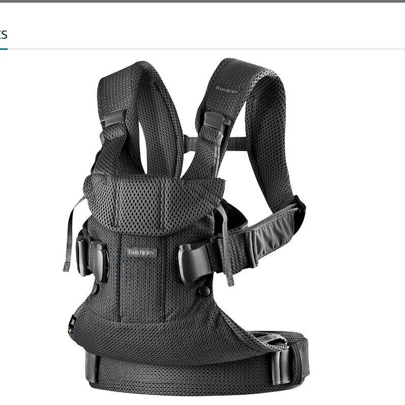 英国代购BabyBjörn Baby Carrier One Air 3D Mesh 前抱婴童背带