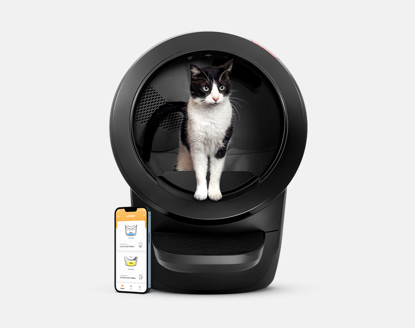 美国代购Litter Robot 4 by Whisker 自动清洁电动猫砂屋