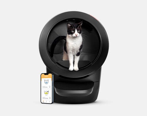 美国代购Litter Robot 4 by Whisker 自动清洁电动猫砂屋