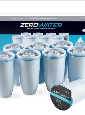 美国代购 Zerowater 零水 净水壶第二代滤芯单孔 5级过滤 NSF认证