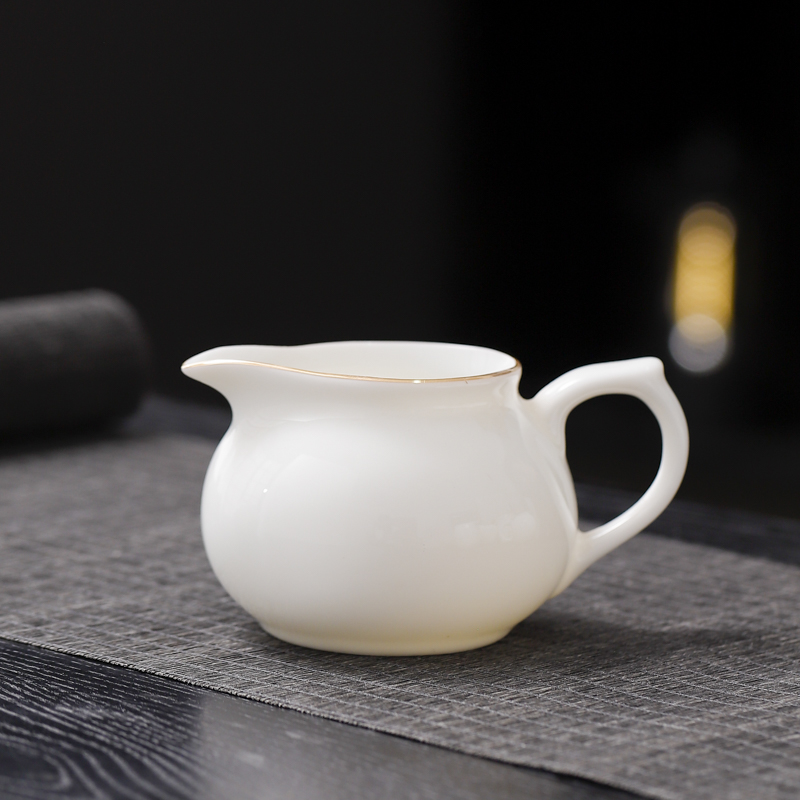 茗峰白瓷公道杯系列多款可选