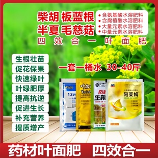 柴胡板蓝根半夏毛慈姑叶面肥 壮根膨大防病营养增产 氨基酸水溶肥