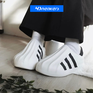 4S球鞋 阿迪达斯Adidas adiFOM Superstar贝壳头一脚蹬板鞋HQ8752