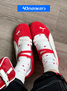 PUMA Speedcat 舒适百搭休闲薄底芭蕾舞鞋平底一脚蹬403587-01