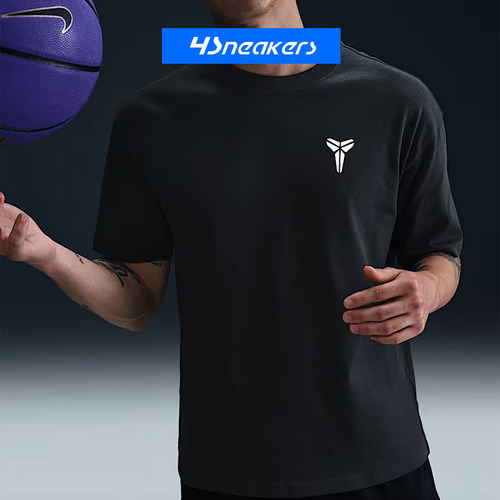 NIKE/耐克Kobe科比系列篮球T恤帽衫纯棉夏季透气短袖HJ3319-010