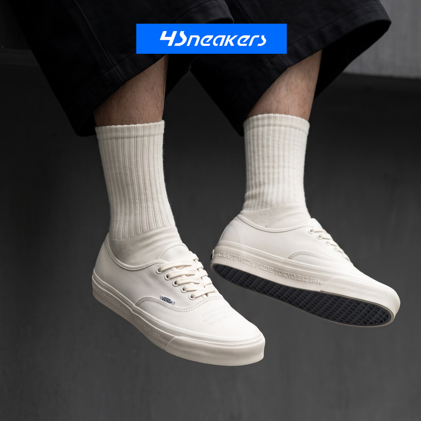 范斯Vans x NEIGHBORHOOD Authentic 44联名麂皮纯色男女休闲板鞋