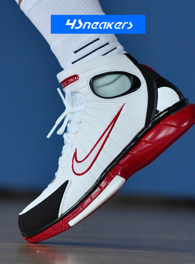 Nike Air Zoom Huarache 科比2k4白红黑篮球鞋男女同款IV3782-100