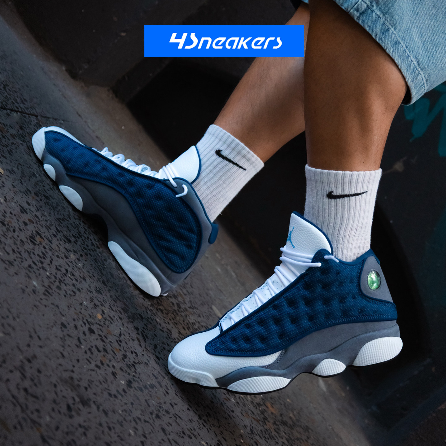 Air Jordan 13 AJ13 海军蓝2026复刻版高帮复古蓝球鞋IW3808-400