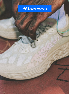 PUMA x Salehe Bembury Velum Nitro 彪马联名男款粉紫色跑步鞋