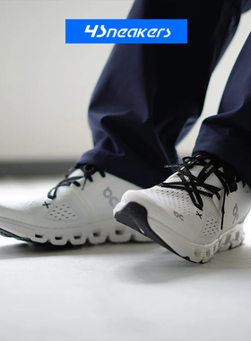 On昂跑Cloud X 4  米白色百搭舒适轻盈低帮包裹男女训练鞋跑步鞋