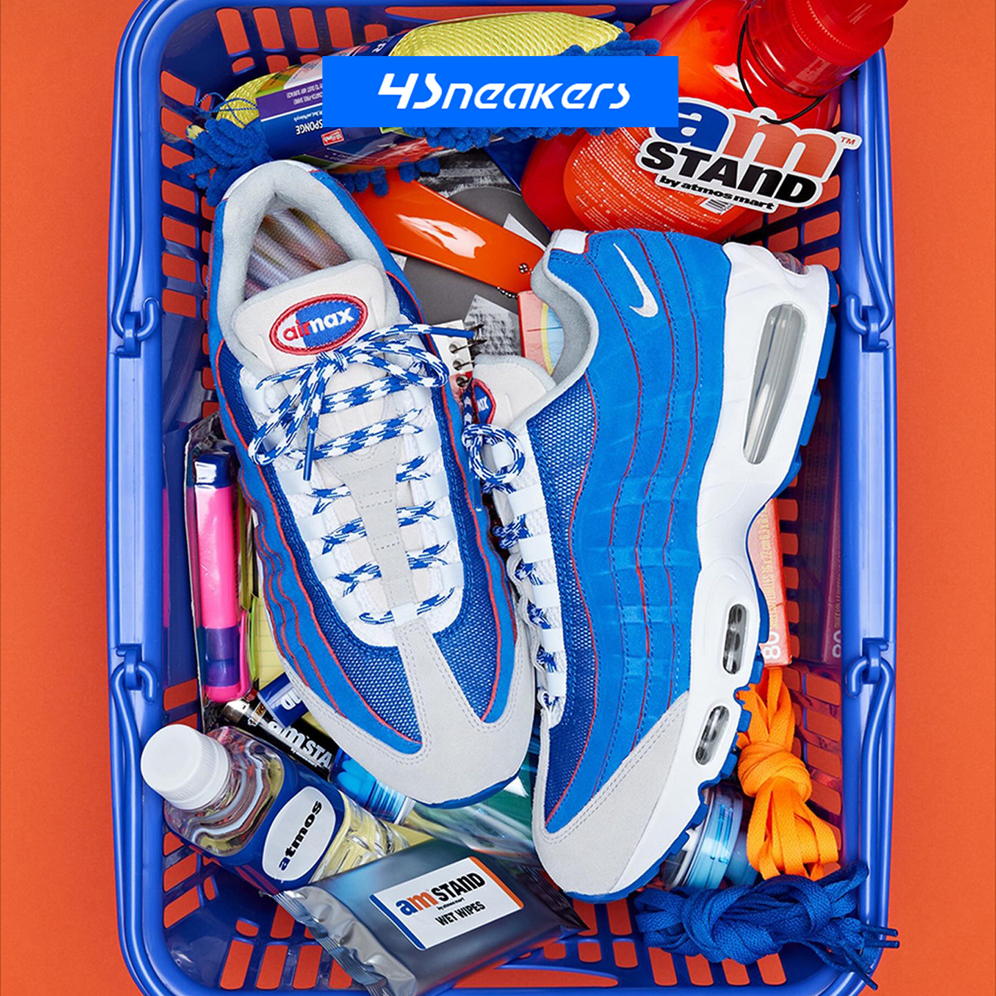 Nike Air Max 95 蓝色男女运动休闲低帮休闲跑步鞋IR1944-400