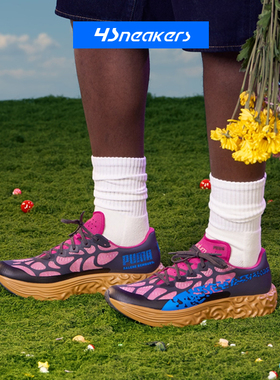 PUMA x Salehe Bembury Velum Nitro 彪马联名男款粉紫色跑步鞋