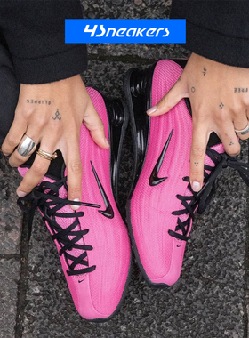 Nike Shox Z 耐克女士25新款米白色低帮气柱跑步鞋HQ7540-004