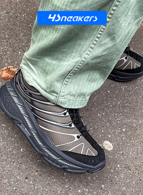 HOKA ONEONE STINSON EVO OG黑红拼色户外登山徒步越野运动跑鞋