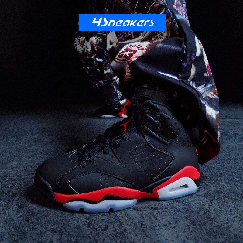 Air Jordan 6  AJ6反转红外线黑红男女高帮复古篮球鞋CT8529-001