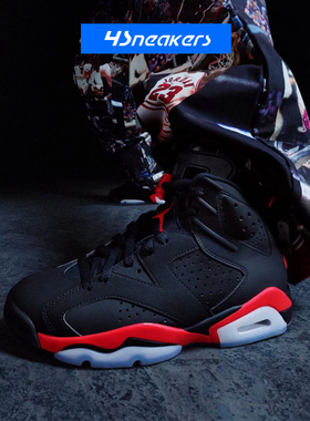 Air Jordan 6  AJ6反转红外线黑红男女高帮复古篮球鞋CT8529-001